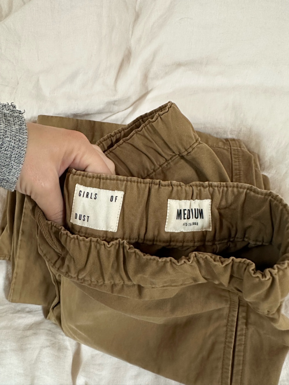 Girls of Dust Para Cargo Pants Size Medium 100% Organic Cotton - Picture 10 of 13